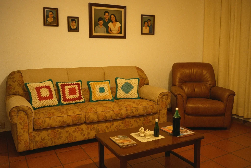 sofas-1024x683 Salas dos Anos 90 e 2000: Decoração, Móveis e Tecnologia que Marcaram Época
