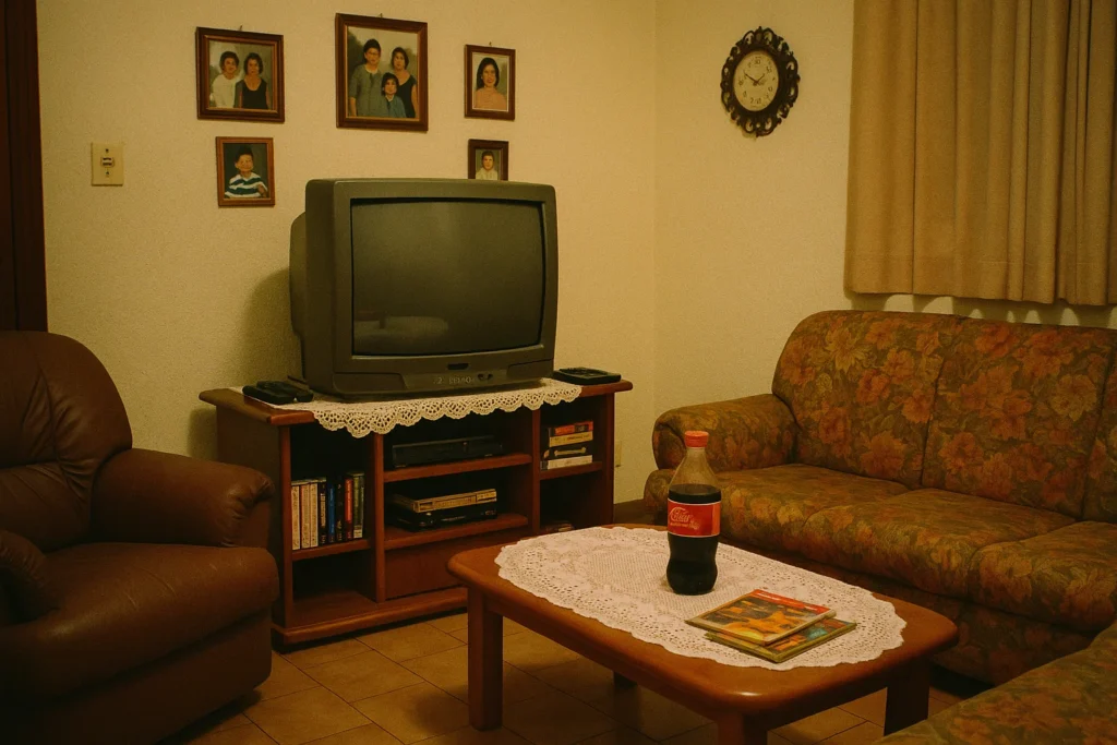 televisao-tubo-anos-90-1024x683 Salas dos Anos 90 e 2000: Decoração, Móveis e Tecnologia que Marcaram Época