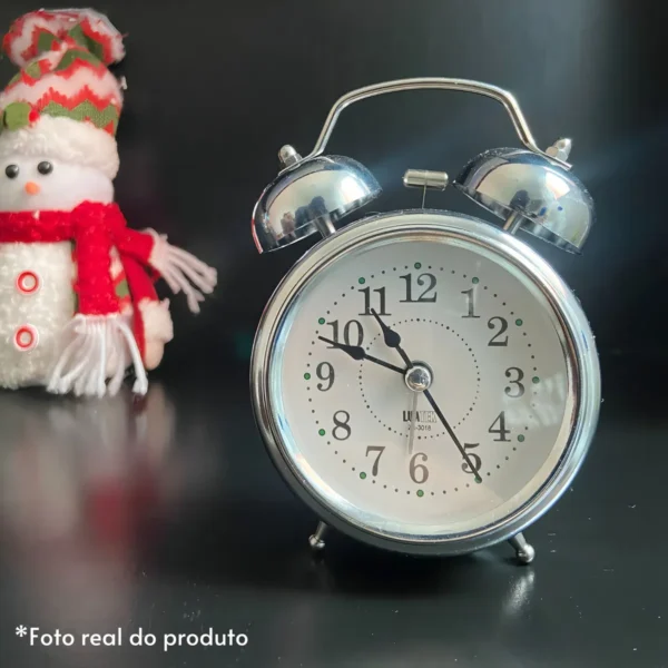 Relógio Despertador Retro